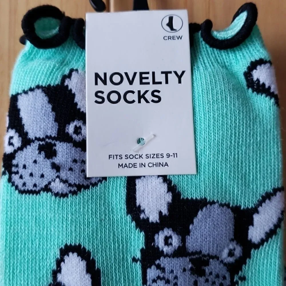 FRENCH BULLDOG CREW SOCKS - NEW